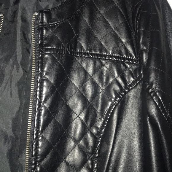 NY&Co black leather jacket! - Picture 4 of 5